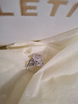  Stylish Big Stone Ring Eye-Catching  