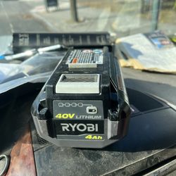 RYOBI ( Genuine) 40. V.        4 Amps