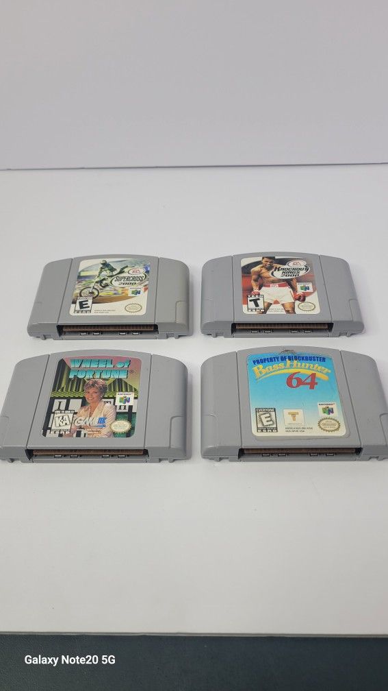 Nintendo 64 Game Lot Of 4 