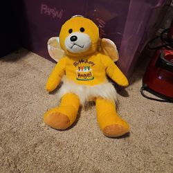 Sugarloaf Birthday Angel 13" Yellow Teddy Bear