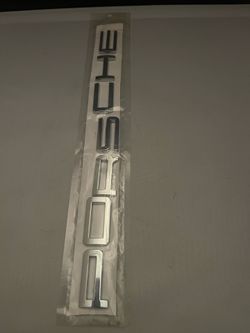Porsche Letterset/Emblem Chrome