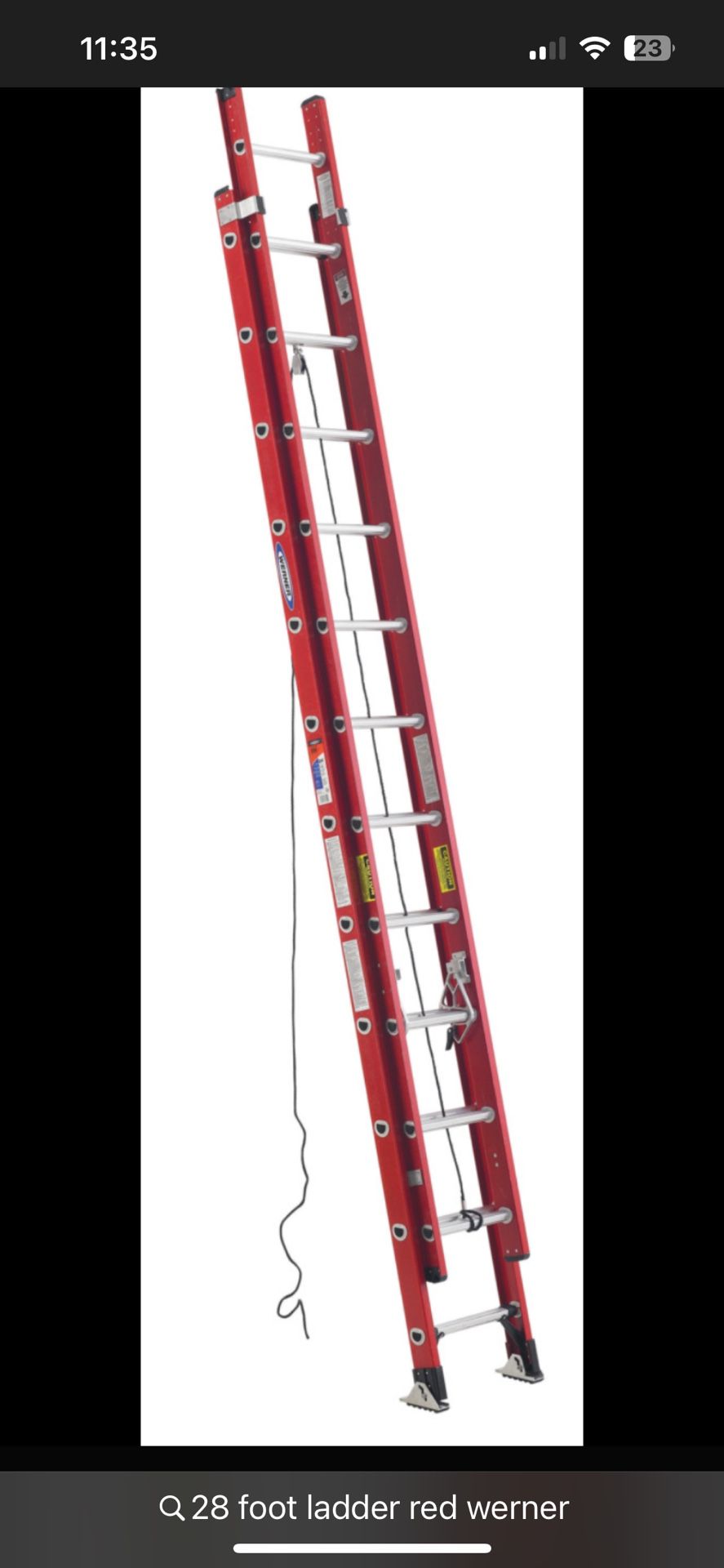28 Foot Ladder