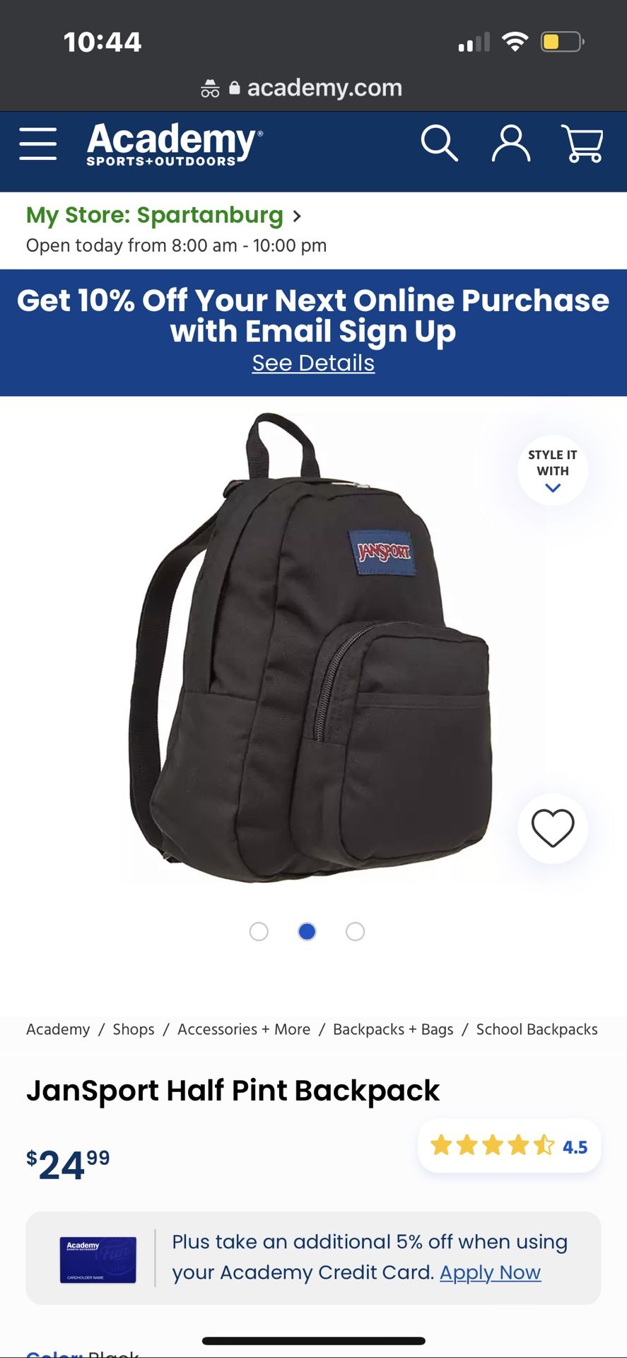 Jansport Backpack Mini Backpack