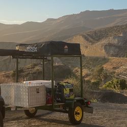 Trailer Overland  3 Person With Kayak Ready For Camping Very Lightweight