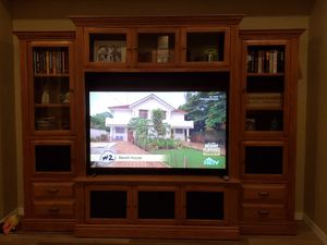 Stone Creek Solid Wood Custom Entertainment Center For In Stone Creek Entertainment Center For In Chandler Az