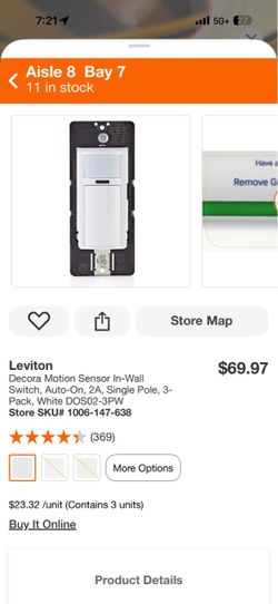Motion Sensor Switch Auto-On