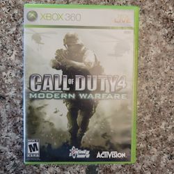 CALL OF DUTY 4 MODERN WARFARE SEMI NOVO XBOX 360