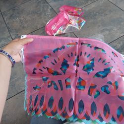 Banderines Mexicanas , De Colores .. 