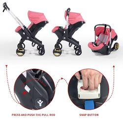 Folding Travel Carseat / Stroller *New*