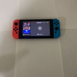 Nintendo Switch – Neon Red/Blue – Works Perfect – Clean