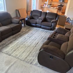Reclining Sofa Set