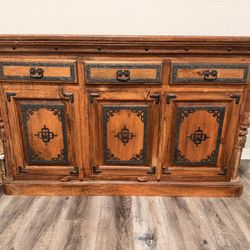 Solid Wood Hand Carved Buffet 