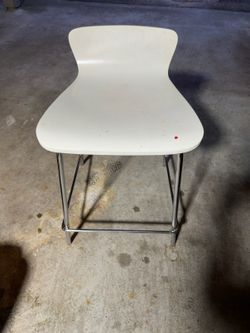 White Bar Stool