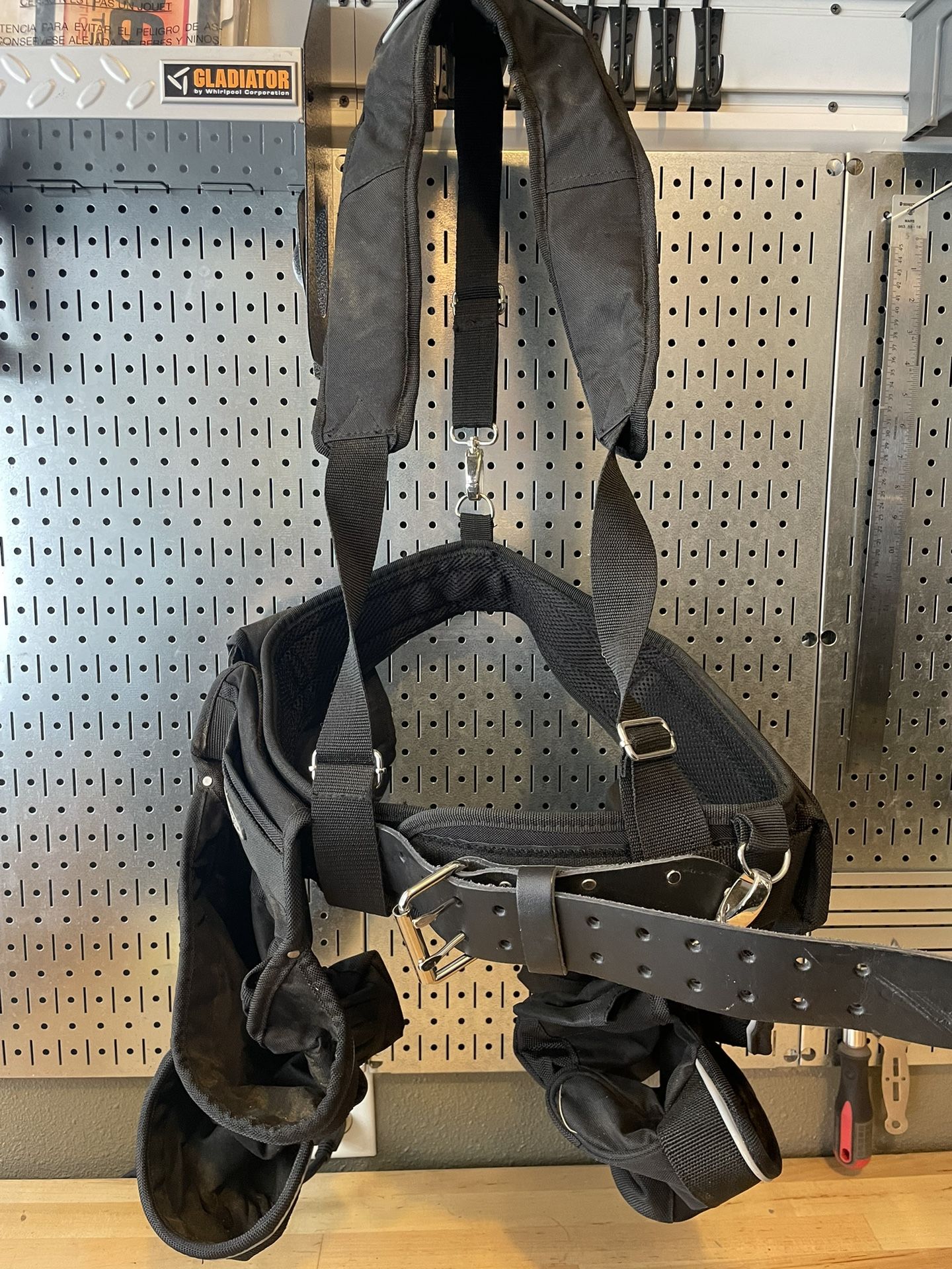 McGuire-Nicholas Three Piece Heavy Duty Suspension Rig Tool Belt Combo with Suspenders
