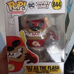 DC Looney Tunes Taz AS Flash Funko Pop