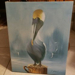 Pelican Painting 