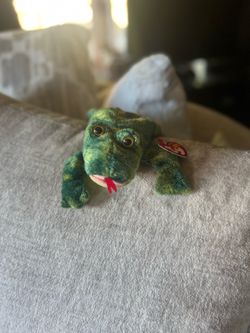Ty Beanie Baby Croaks Frog Plush Beanbag 2004 Vintage Beanie Babies