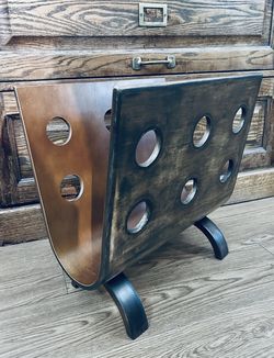  BENTWOOD VINTAGE MAGAZINE RACK