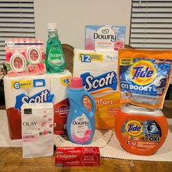 Large Tide Oxi Laundry Household Bundle