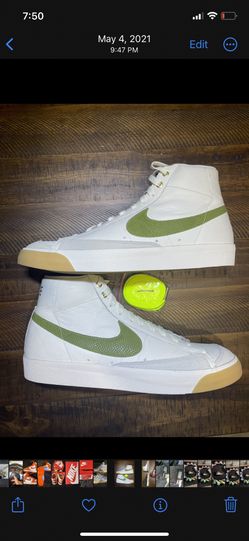Nike Blazer Mid 77 Vintage Asparagus Snakeskin. Size 14M NEW