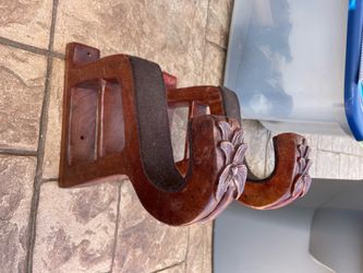 Wooden surf rack