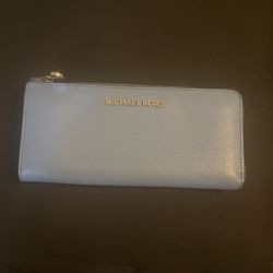 Michael Kors Baby Blue  Wallet 