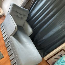 Vintage blue Chaise’s lounge chair