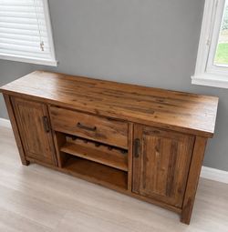 Buffet Sideboard Server Cabinet Table Furniture Wine Holder