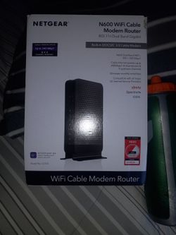 N600 WiFi Cable Modem Router $50