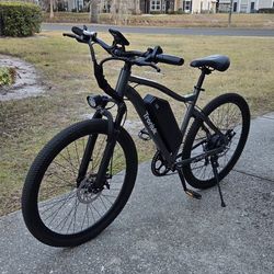 26in Gray Electric Bicycle 36v 10.4ah