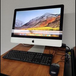 Apple IMAC ALL IN ONE Desktop Core I3 3.1Ghz 8GB 500GB 21.5" Screen WEBCAM WIFI