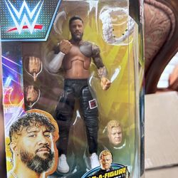 WWE Elite Action Figure SummerSlam Jey USO with Accessory and Mr. Perfect Build-A-Figure Parts *Rare
