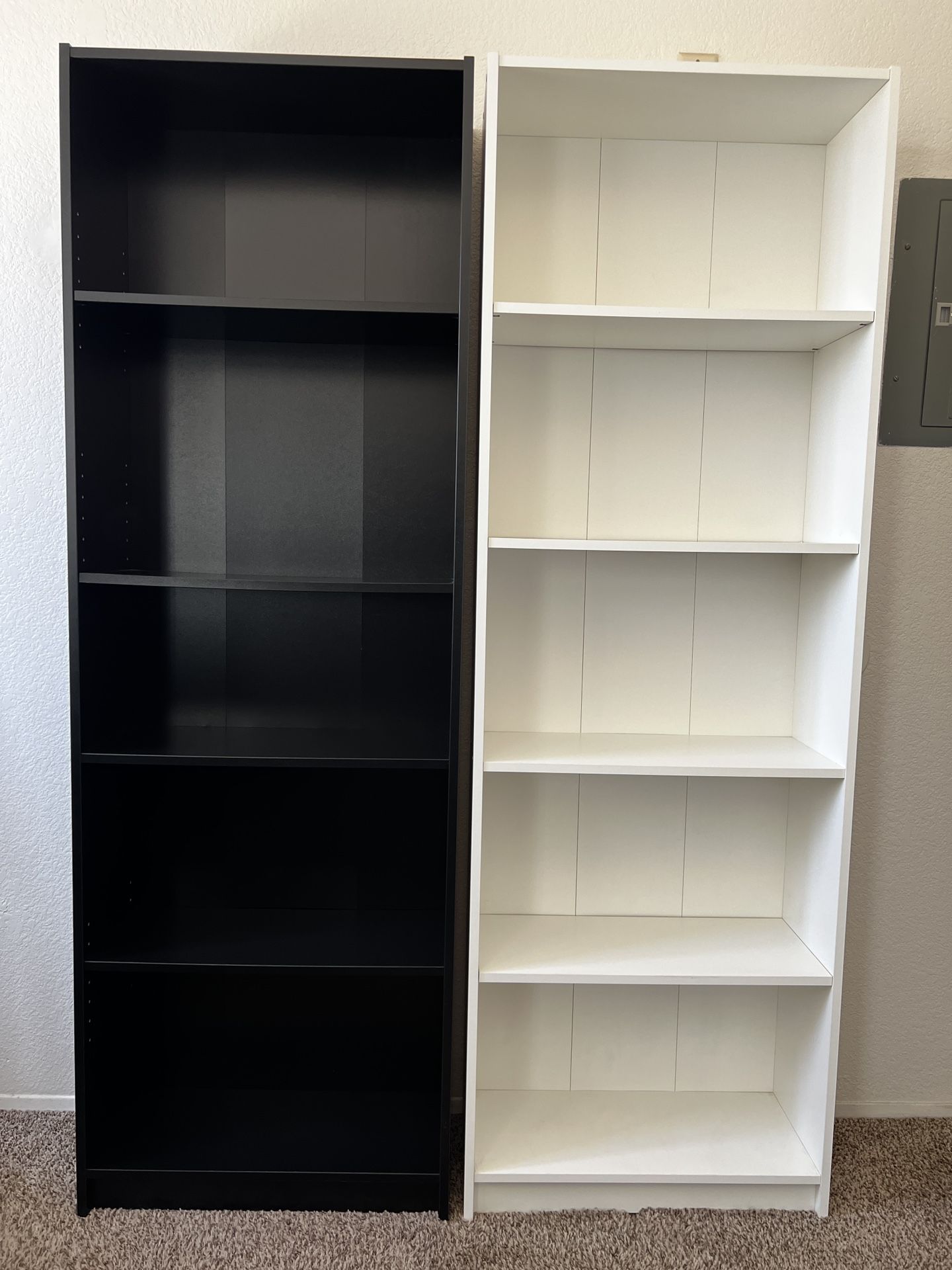 IKEA GERSBY Bookcases (Black & White)