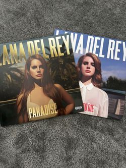 Lana del Rey Never Used Vinyls in black