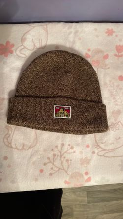 Ben Davis Co Cuffed Knit Beanie - Marled Brown