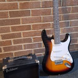Rock Jam Electric Guitar With Amp Combo