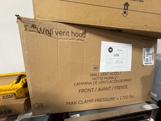 Wall Vent Hood in Box