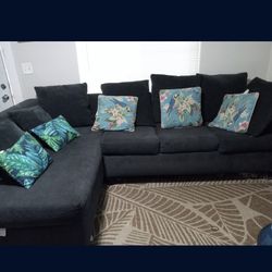 Very Good Condition Blue Couch For Sale Now  $400