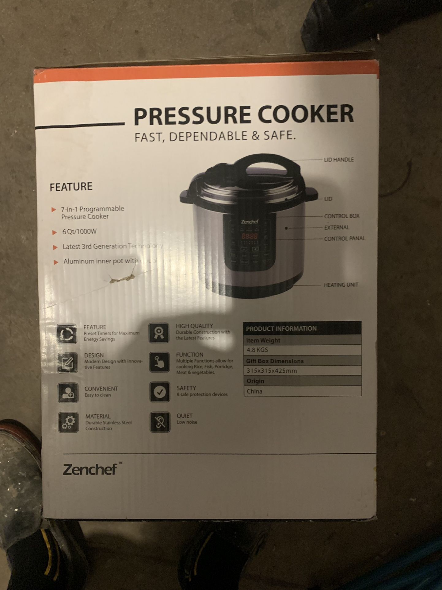Zenchef Pressure Cooker for Sale in Colorado Springs, CO OfferUp