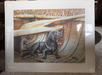 Jerry Gadamus “Kindergartner” Signed Limited Edition Black Lab Print #19/600