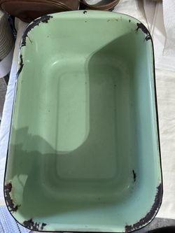 Vintage Enamel Pan