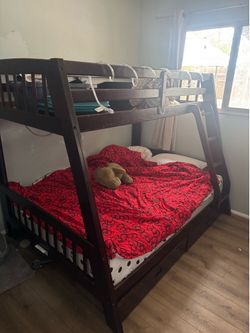 Twin over full bunk bed