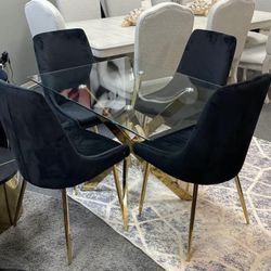 Velvet Dining / Living Room Chairs