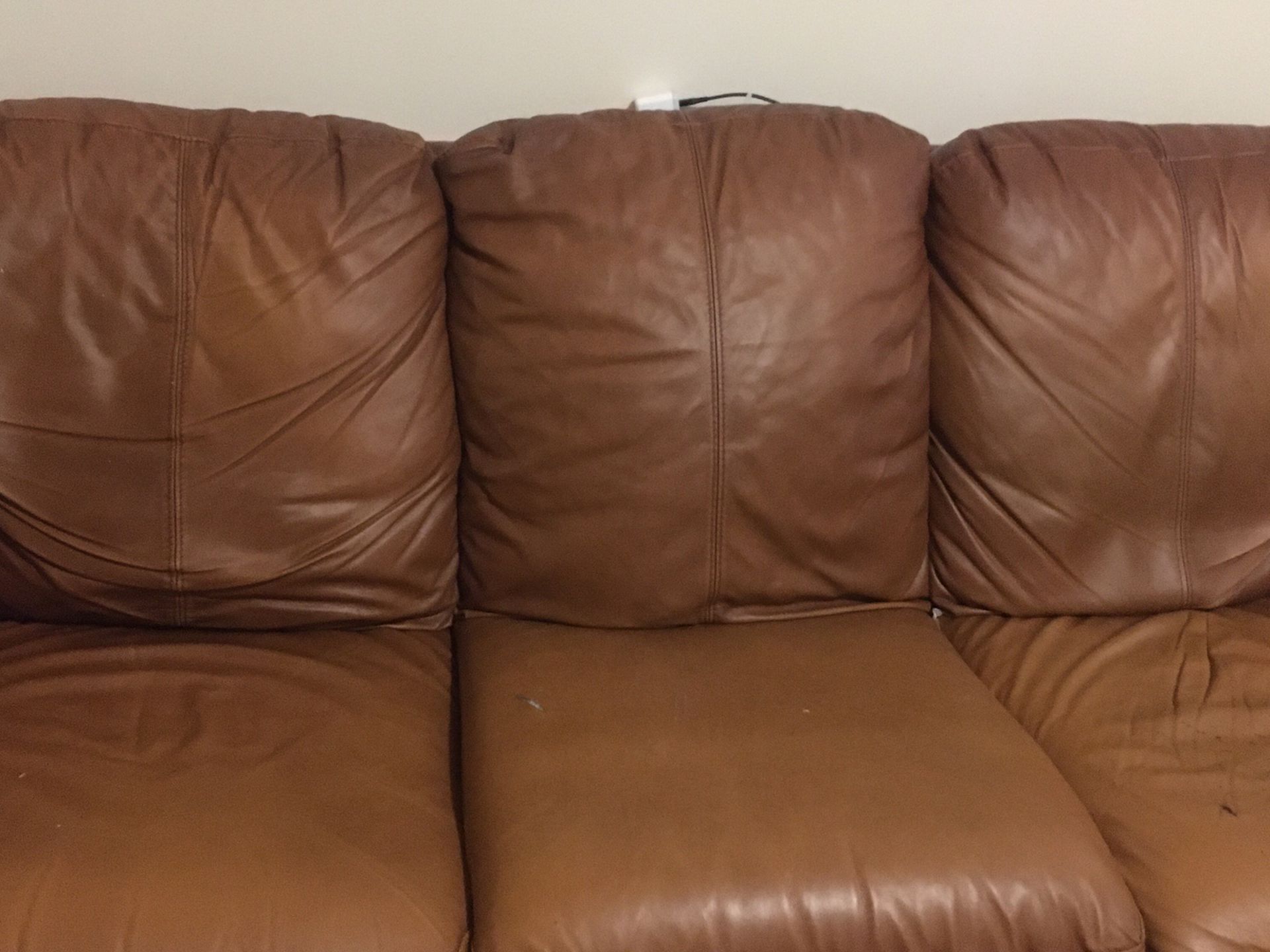 Leather Couch Free