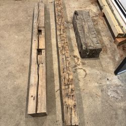 Old Wood Barn, Beams, Antique 100 Years Old