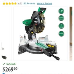 Metabo HPT 12-in Dual Compound Miter Saw $200