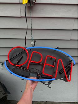 LED neon open sign