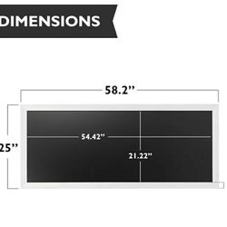 Ilyapa Extra Large Magnetic Chalk Board for Wall - Hanging Sandwich Menu Chalkboard Signs for Restaurant, Cafe, Food Truck, or Kitchen - Wall Mounted 