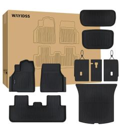 Floor Mat for 2025 2026 New Tesla Model Y Juniper 7PCS Full Set #2216Y BY