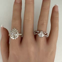 14KT 4.33CTW VS Lab Diamond IGI Certified Wedding Ring 